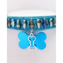 KFarah | Chien | Collier Goutte Bleu Ciel 9 KFarah | Chien | Collier Goutte Bleu Ciel -Fournitures Pour Chiens kfarah chien collier goutte bleu ciel 2