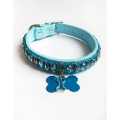 KFarah | Chien | Collier Goutte Bleu Ciel 10 KFarah | Chien | Collier Goutte Bleu Ciel -Fournitures Pour Chiens kfarah chien collier goutte bleu ciel 3