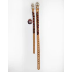 KFarah | Chien Et Chiot | Collier Simple Camel Cristal -Fournitures Pour Chiens kfarah chien et chiot collier simple camel cristal 1