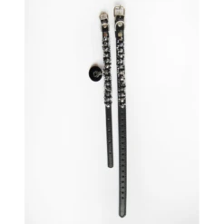 KFarah | Chien Et Chiot | Collier Simple Noir Cristal 8 KFarah | Chien Et Chiot | Collier Simple Noir Cristal -Fournitures Pour Chiens kfarah chien et chiot collier simple noir cristal 1