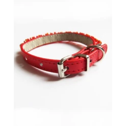 KFarah | Chien Et Chiot | Collier Simple Rouge Cristal 9 KFarah | Chien Et Chiot | Collier Simple Rouge Cristal -Fournitures Pour Chiens kfarah chien et chiot collier simple rouge cristal 2