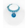 KFarah | Chien Et Chiot | Collier Simple Turquoise Cristal 2 KFarah | Chien Et Chiot | Collier Simple Turquoise Cristal -Fournitures Pour Chiens kfarah chien et chiot collier simple turquoise cristal