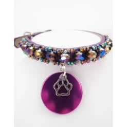 KFarah | Chien Et Chiot | Collier Simple Violet Cristal 9 KFarah | Chien Et Chiot | Collier Simple Violet Cristal -Fournitures Pour Chiens kfarah chien et chiot collier simple violet cristal 2