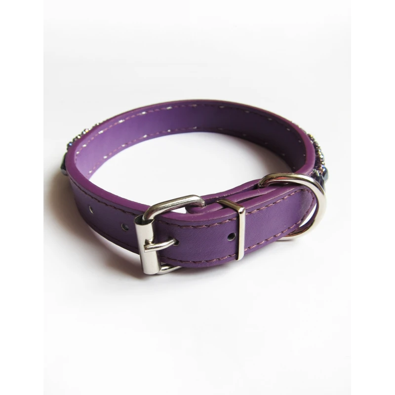 KFarah | Chiens | Collier Goutte Violet 7 KFarah | Chiens | Collier Goutte Violet – Image 5