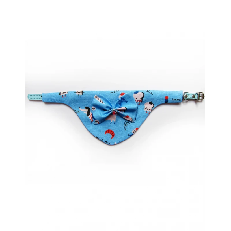 KFarah | Collier Bandana-Foulard Pour Chien Print Paris 4 KFarah | Collier Bandana-Foulard Pour Chien Print Paris – Image 2