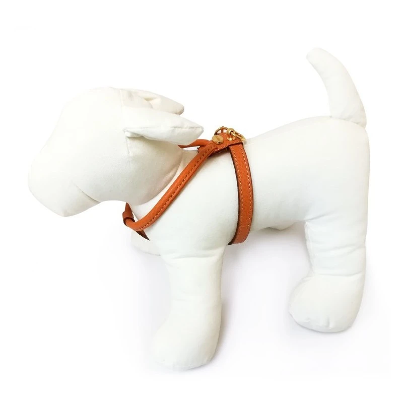 La Cinopelca | Harnais Cuir De Veau Souple | Saumon 4 La Cinopelca | Harnais Cuir De Veau Souple | Saumon – Image 2