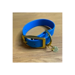 Le Cocon De César | Collier Pour Chien Funky Sangle Enduite | Bleu