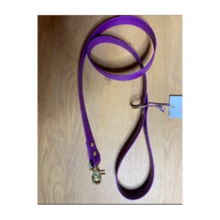 Le Cocon De César | Laisse Funky Pour Chien Sangle Enduite | Violet