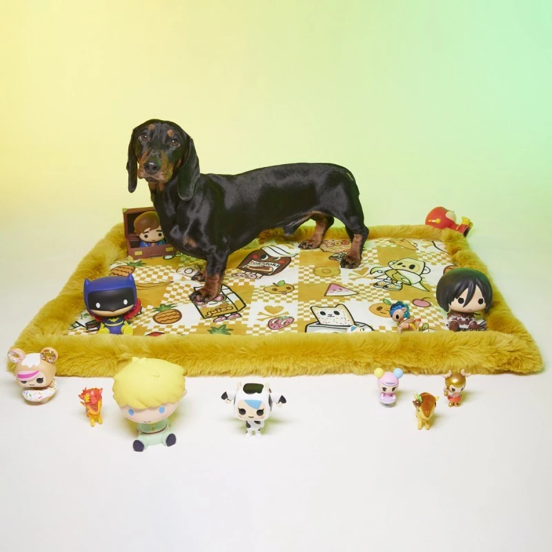 Le Tapis Rouge | Chien | Tapis Collection SWEET BREAKFAST | Jaune Avec Personnages 4 Le Tapis Rouge | Chien | Tapis Collection SWEET BREAKFAST | Jaune Avec Personnages – Image 2