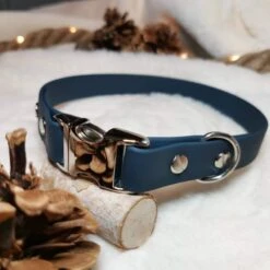 Les Ateliers De Shiro | Collier Pour Chien Biothane Couleur " Kérosène"