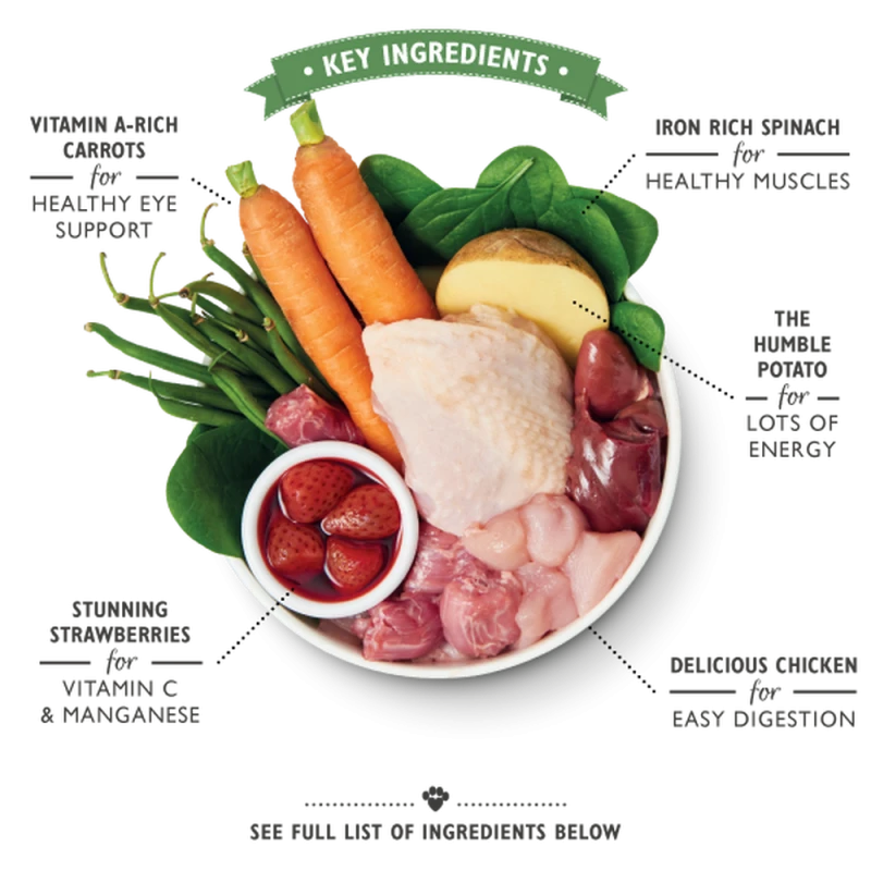 Lily's Kitchen | Pâtée Pour Chien Sans Céréales | Poulet, Pommes De Terre Et Fraises 4 Lily's Kitchen | Pâtée Pour Chien Sans Céréales | Poulet, Pommes De Terre Et Fraises – Image 2