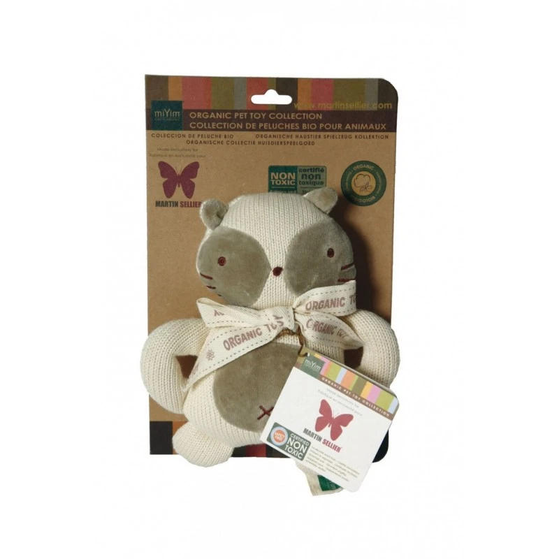Martin Sellier | Jouet Pour Chien En Coton Bio Avec Poignée | Chat 3 Martin Sellier | Jouet Pour Chien En Coton Bio Avec Poignée | Chat