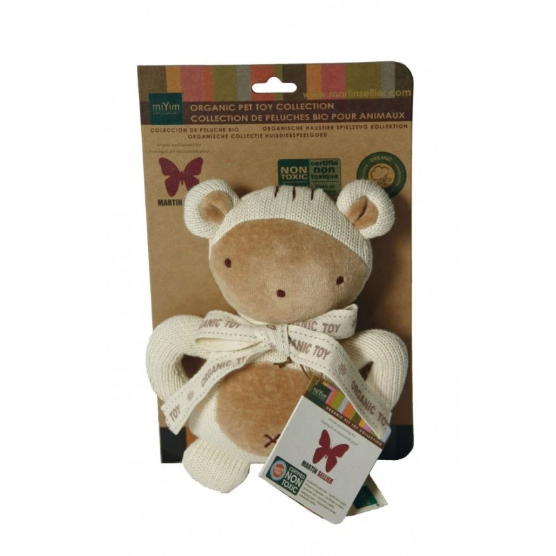 Martin Sellier | Jouet Pour Chien En Coton Bio Avec Poignée | Ecureuil 3 Martin Sellier | Jouet Pour Chien En Coton Bio Avec Poignée | Ecureuil