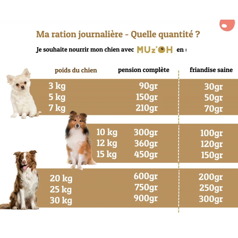 MUz'OH | Chien Repas Frais 5kg OH' Bœuf, OH' Veau, AH L'Agneau 5 MUz'OH | Chien Repas Frais 5kg OH' Bœuf, OH' Veau, AH L'Agneau – Image 3