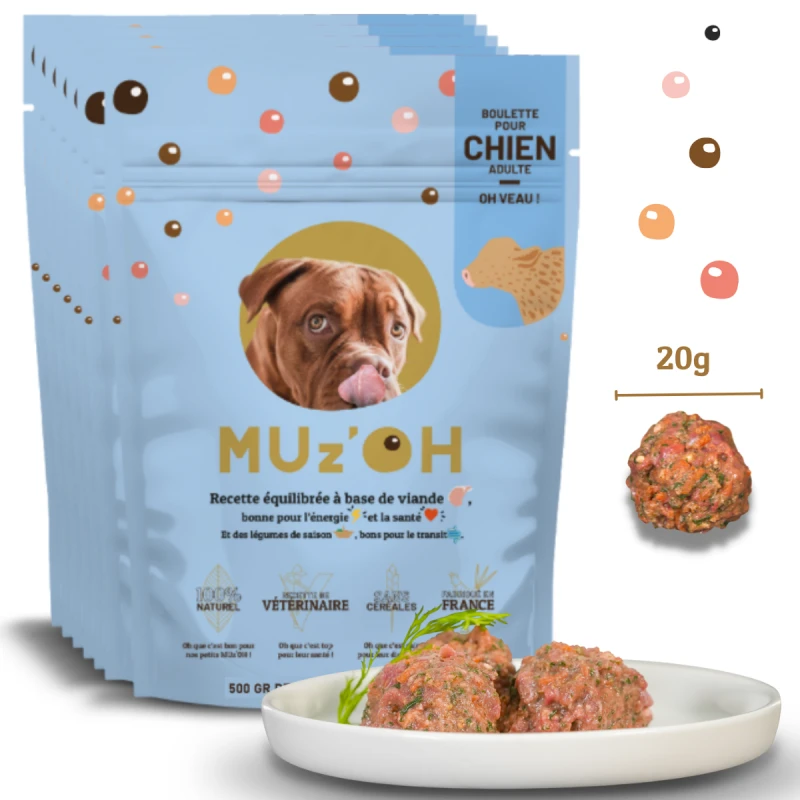 MUz'OH | Chien | Repas Frais OH' VEAU 3 MUz'OH | Chien | Repas Frais OH' VEAU