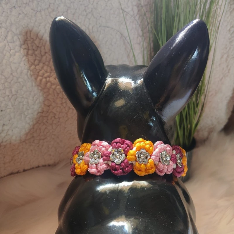 NaturaDogandCo | Colliers Pour Chien - FLOWER - Paracorde 4 NaturaDogandCo | Colliers Pour Chien - FLOWER - Paracorde – Image 2