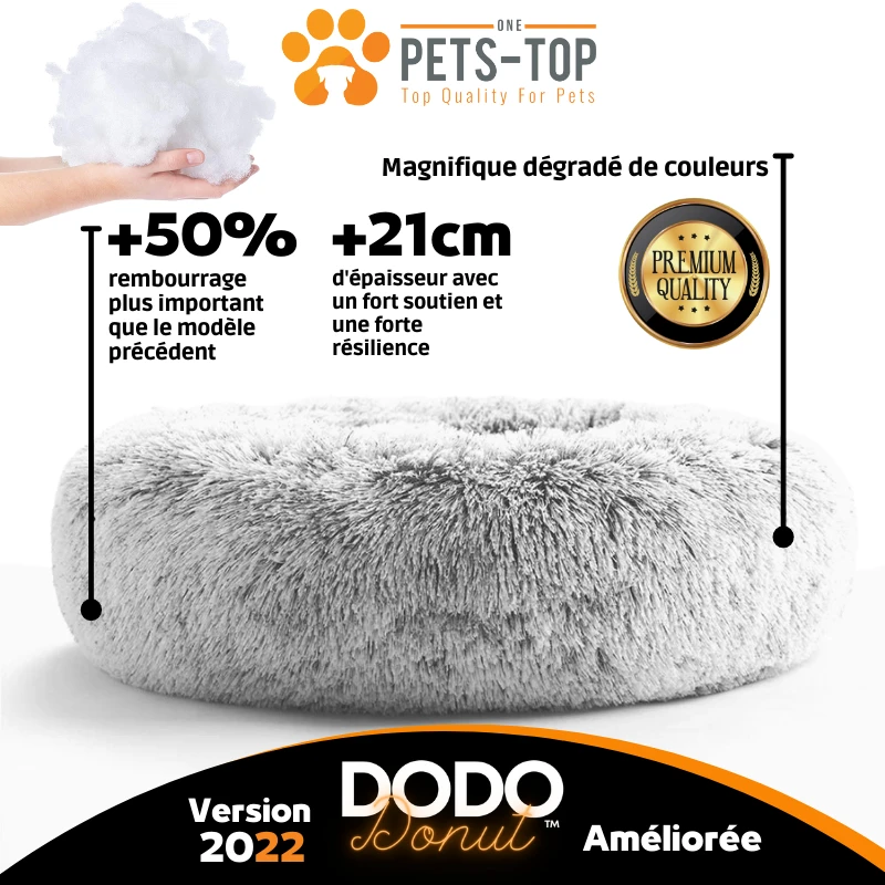 One Pets-Top | Dodo Donut™ | Coussin Confort Pour Petit Chien Et Grand Chien 6 One Pets-Top | Dodo Donut™ | Coussin Confort Pour Petit Chien Et Grand Chien – Image 4