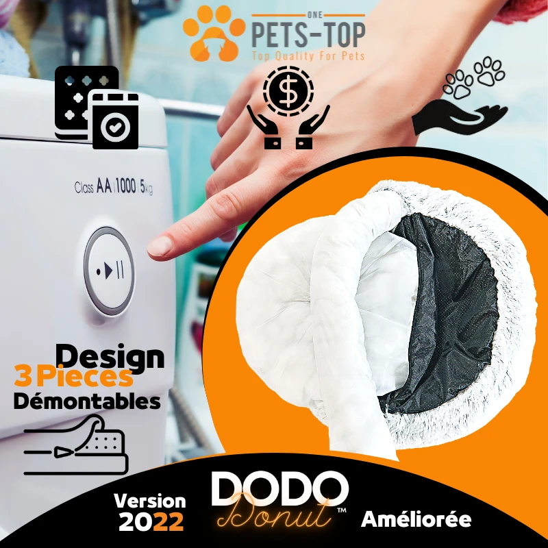 One Pets-Top | Dodo Donut™ | Coussin Confort Pour Petit Chien Et Grand Chien 8 One Pets-Top | Dodo Donut™ | Coussin Confort Pour Petit Chien Et Grand Chien – Image 6