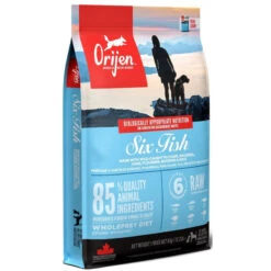 ORIJEN Six Fish | Croquettes Sans Céréales Pour Chiens Sensibles | Aux 6 Poissons 10 ORIJEN Six Fish | Croquettes Sans Céréales Pour Chiens Sensibles | Aux 6 Poissons -Fournitures Pour Chiens orijen six fish croquettes sans cereales pour chiens sensibles aux 6 poissons 2