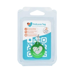 PetLova Tag | Chien Et Chat | Médaille Classique QR Code | VERT