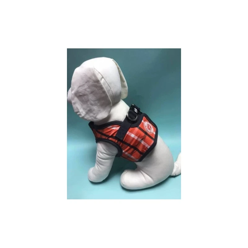 Puppia Baxter | Harnais Veste Pour Chien | Harnais écossais Orange 4 Puppia Baxter | Harnais Veste Pour Chien | Harnais écossais Orange – Image 2