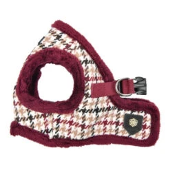 Tre Ponti PUPPIA Kent | Harnais Veste Pour Chien Avec Fourrure | Rouge