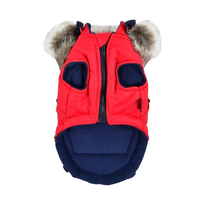 Puppia Orson | Manteau Imperméable Pour Chien Avec Harnais Intégré | Rouge 4 Puppia Orson | Manteau Imperméable Pour Chien Avec Harnais Intégré | Rouge – Image 2