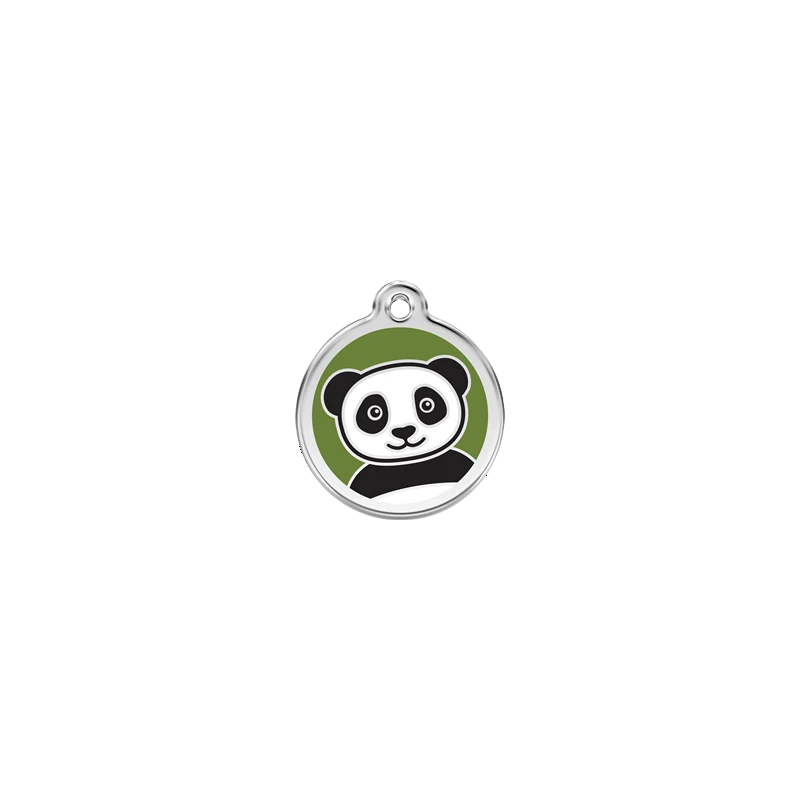 Red Dingo | Chien & Chat | Médaille En Email Panda 3 Red Dingo | Chien & Chat | Médaille En Email Panda