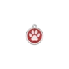 Red Dingo | Chien Et Chat | Médaille Avec Paillettes Patte Rouge -Fournitures Pour Chiens red dingo chien et chat medaille avec paillettes patte rouge