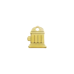 Red Dingo | Chien Et Chat | Médaille En Laiton Borne D'incendie