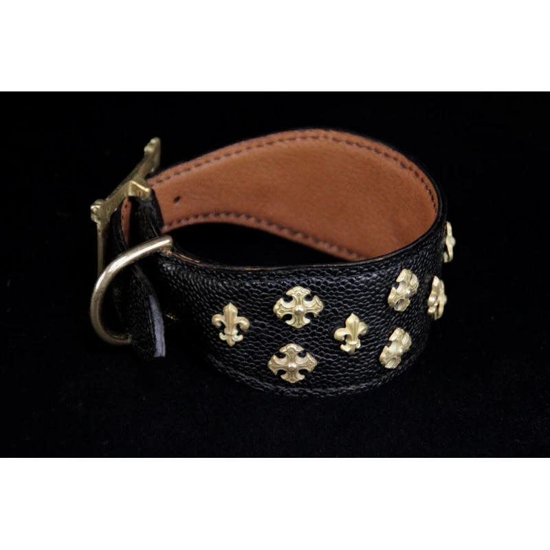 Soukha | Chien | Collier Lévrier Fleur De Lys 4 Soukha | Chien | Collier Lévrier Fleur De Lys – Image 2
