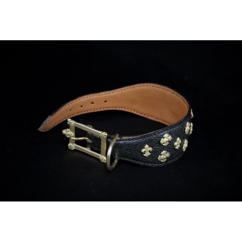 Soukha | Chien | Collier Lévrier Fleur De Lys 5 Soukha | Chien | Collier Lévrier Fleur De Lys – Image 3