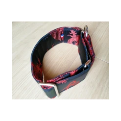 The Blue S | Chien | Collier China Town | Dragon Rouge Sur Fond Noir 10 The Blue S | Chien | Collier China Town | Dragon Rouge Sur Fond Noir -Fournitures Pour Chiens the blue s chien collier china town dragon rouge sur fond noir 3