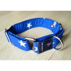 The Blue S | Chien | Collier Hey Captain | Bleu Avec étoile Blanche