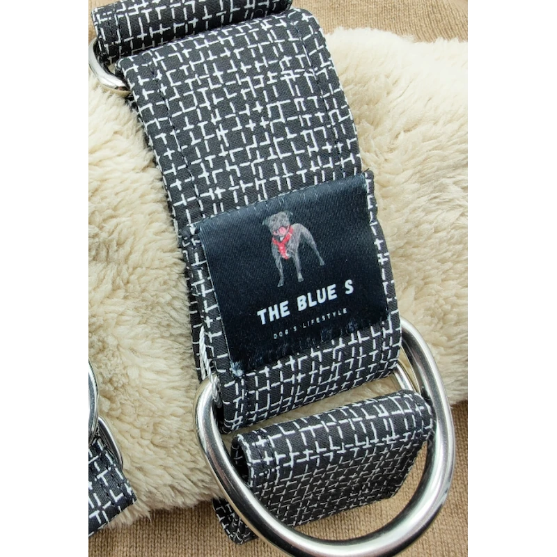 The Blue S | Chien | Collier In Line Noir Et Blanc 9 The Blue S | Chien | Collier In Line Noir Et Blanc – Image 7