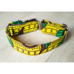 The Blue S | Chien | Collier NAIROBIE | Imprimé Africain Jaune/vert 8 The Blue S | Chien | Collier NAIROBIE | Imprimé Africain Jaune/vert -Fournitures Pour Chiens the blue s chien collier nairobie imprime africain jaunevert 1