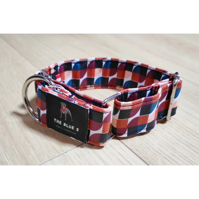 The Blue S | Chien | Collier Rétro Is Rigolo | Motif Géométrique 3 The Blue S | Chien | Collier Rétro Is Rigolo | Motif Géométrique