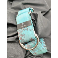 The Blue S | Chien | Collier Soie Chic Loulou | Turquoise -Fournitures Pour Chiens the blue s chien collier soie chic loulou turquoise 3