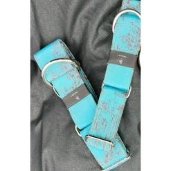 The Blue S | Chien | Collier Soie Chic Loulou | Turquoise -Fournitures Pour Chiens the blue s chien collier soie chic loulou turquoise 4