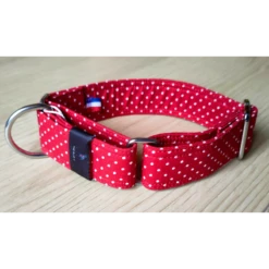 The Blue S | Chien | Collier Spot The Dot | Rouge