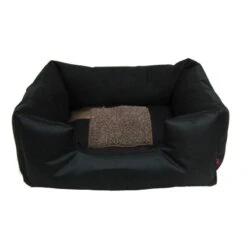 Topzoo | Chien & Chat | Panier Cosy Square Noir