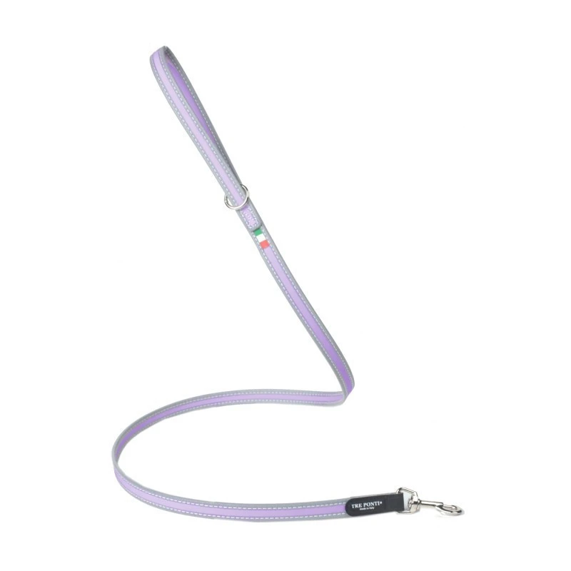Tre Ponti | Chien | Laisse Pastel Réfléchissante | Mauve Ou Menthe 3 Tre Ponti | Chien | Laisse Pastel Réfléchissante | Mauve Ou Menthe