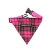 Urban Pup | Chien | Bandana Tartan Rose Fuchsia -Fournitures Pour Chiens urban pup chien bandana tartan rose fuchsia