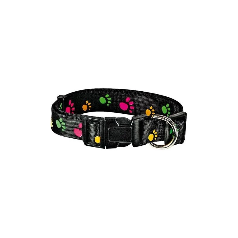 Vivog | Chien | Collier Motif Pattes Fluo - Dim. 25/40 Cm 3 Vivog | Chien | Collier Motif Pattes Fluo - Dim. 25/40 Cm