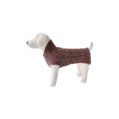 Vivog | Chien | Pull Côtelé Chiné - T. 35 Cm