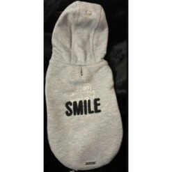 Wouapy | Chien | Sweat Gris Imprimé SMILE