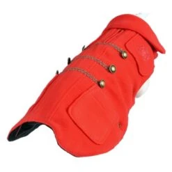 WOUAPY | Manteau Pour Chien Duffle Coat | Rouge