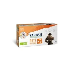Yarrah | Pâté Bio Sans Céréales, Pour Chiens - Multipack | Poulet, Dinde Et Boeuf